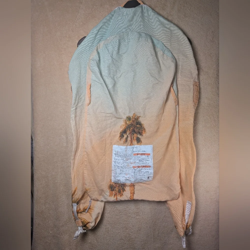 DockATot Deluxe Plus Palm Tree 0-9 Months Cover Only HTF Travel Style Nursery
